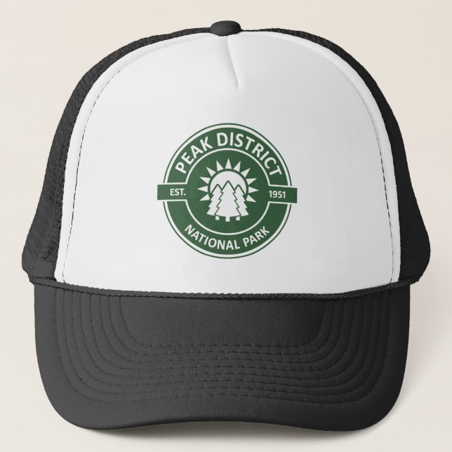 Gorra De Camionero Parque nacional del distrito de Peak (Anverso)