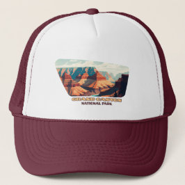 Gorra De Camionero Parque nacional del Gran Cañón, Arizona Retro