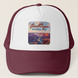 Gorra De Camionero Parque nacional del Gran Cañón, Arizona Retro