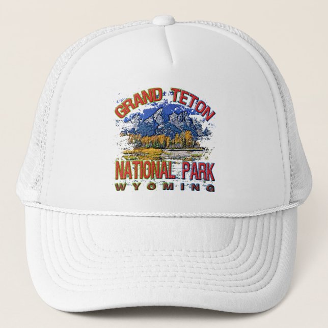 Gorra De Camionero Parque nacional del Gran Cañón, Wyoming (Anverso)
