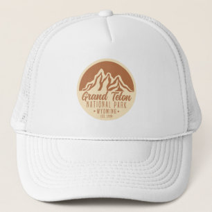 Gorra De Camionero Parque nacional del Gran Tetón Wyoming EE.UU.
