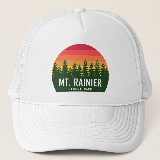 Gorra De Camionero Parque nacional del Monte Rainier (Anverso)