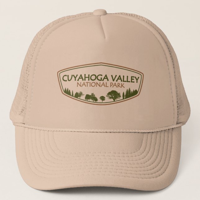Gorra De Camionero Parque nacional del valle de Cuyahoga (Anverso)