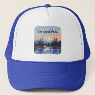 Gorra De Camionero Parque nacional del valle de Kobuk Alaska Caribou