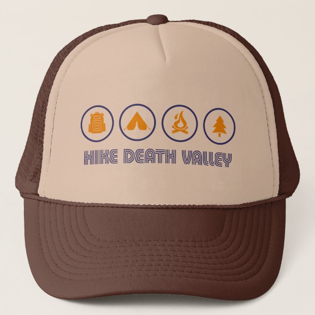 Gorra De Camionero Parque nacional del Valle de la Muerte de Hike (Anverso)