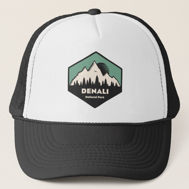 Gorra De Camionero Parque nacional Denali (Anverso)