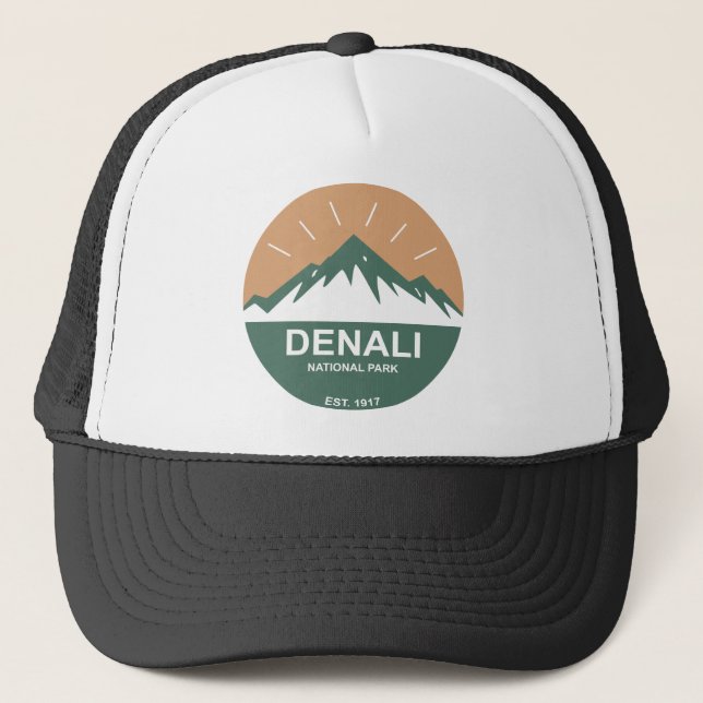 Gorra De Camionero Parque nacional Denali (Anverso)