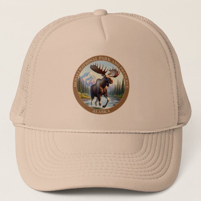 Gorra De Camionero Parque nacional Denali y Preserve Alaska (Anverso)