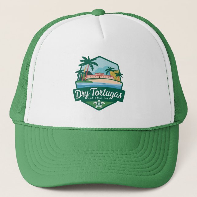 Gorra De Camionero Parque nacional Dry Tortugas (Anverso)