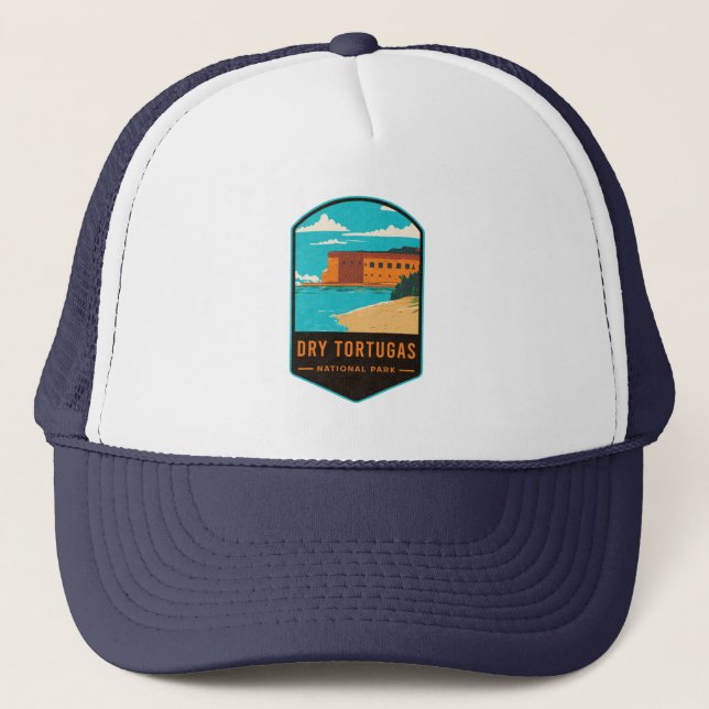 Gorra De Camionero Parque nacional Dry Tortugas (Anverso)