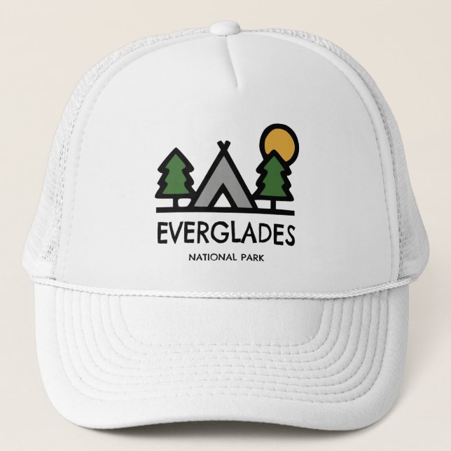 Gorra De Camionero Parque nacional Everglades (Anverso)