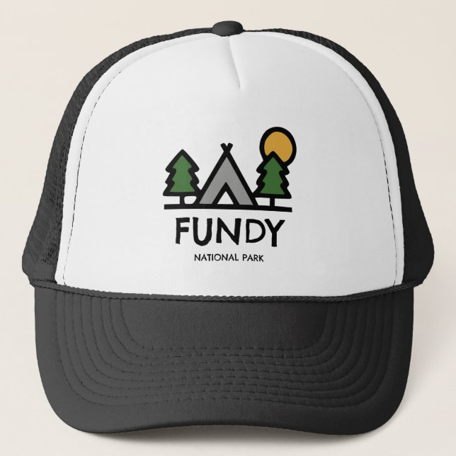 Gorra De Camionero Parque nacional Fundy (Anverso)