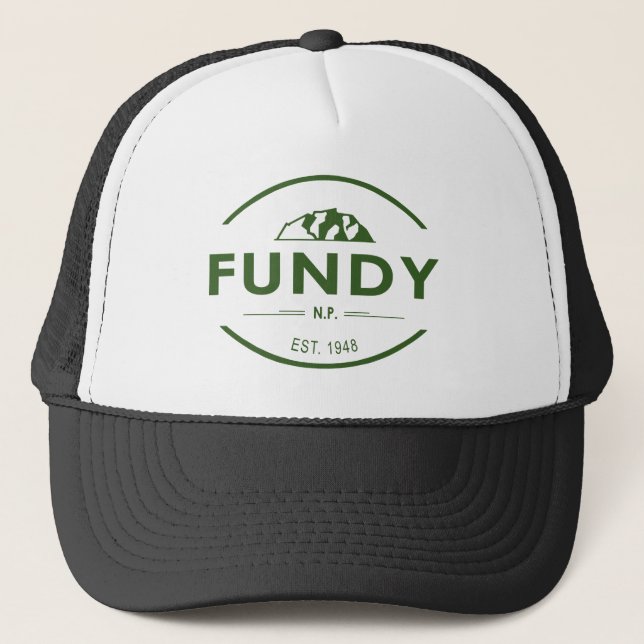 Gorra De Camionero Parque nacional Fundy (Anverso)