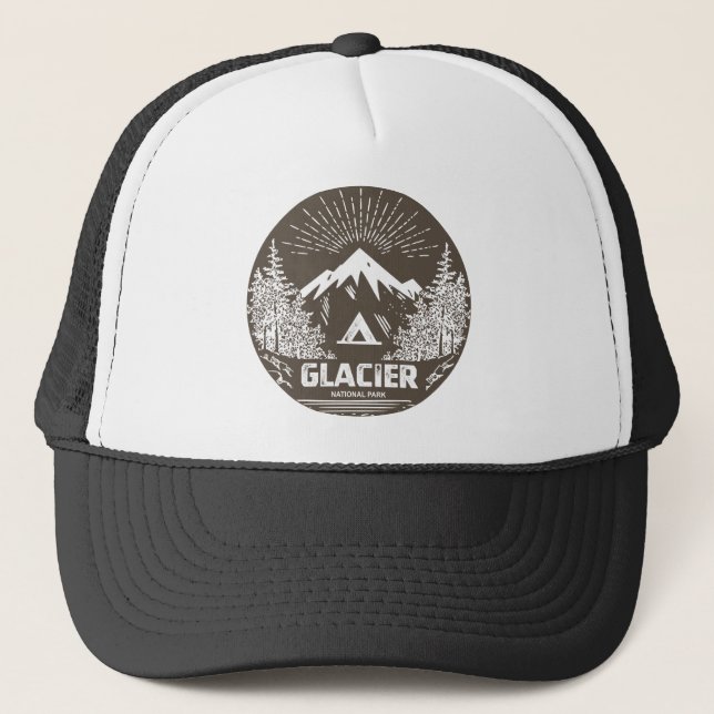 Gorra De Camionero Parque nacional Glaciar (Anverso)