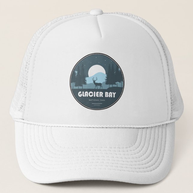 Gorra De Camionero Parque nacional Glacier Bay (Anverso)