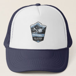 Gorra De Camionero Parque nacional Glacier Emblem