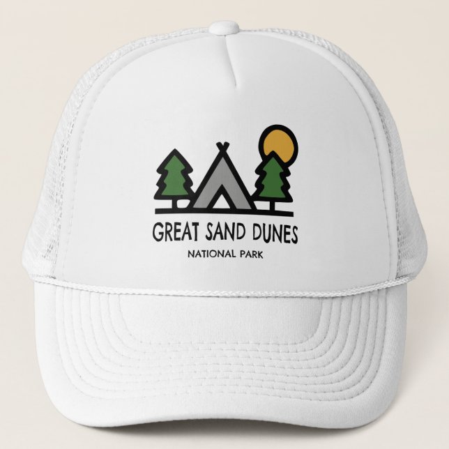 Gorra De Camionero Parque nacional Grandes Dunas de Arena (Anverso)