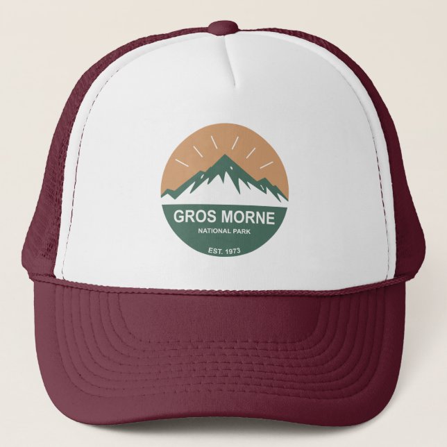 Gorra De Camionero Parque Nacional Gros Morne (Anverso)