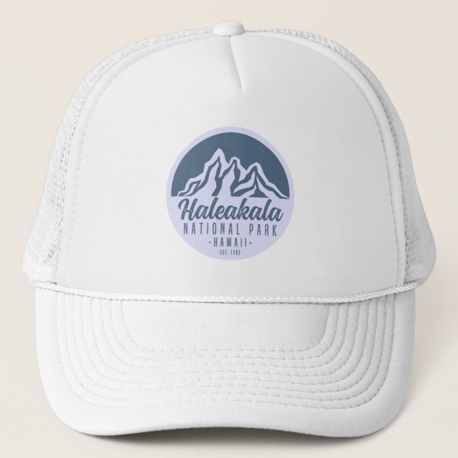 Gorra De Camionero Parque nacional Haleakala Senderismo en Hawái (Anverso)