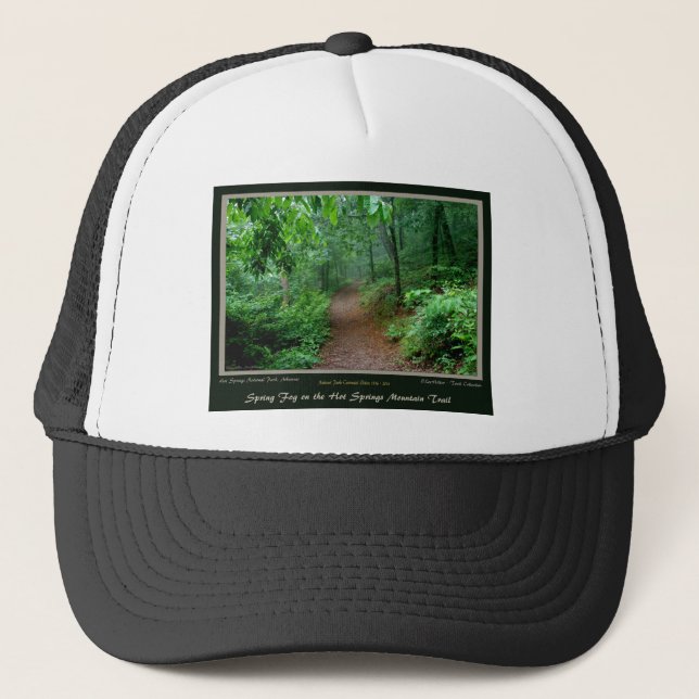 Gorra De Camionero Parque nacional Hot Springs Mt Trail (Anverso)