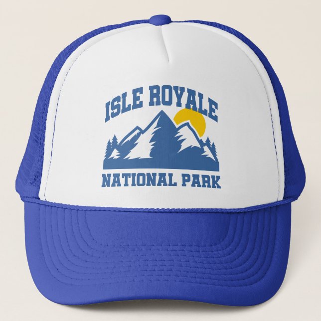 Gorra De Camionero Parque nacional Isle Royale (Anverso)