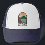 Gorra De Camionero Parque nacional Isle Royale<br><div class="desc">Obra vectorial Isle Royale en un diseño de estilo de ventana. El parque consta de la isla Royale y de cientos de islas adyacentes,  así como de las aguas circundantes del lago Superior,  en el estado de Michigan.</div>