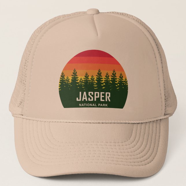 Gorra De Camionero Parque nacional Jasper (Anverso)