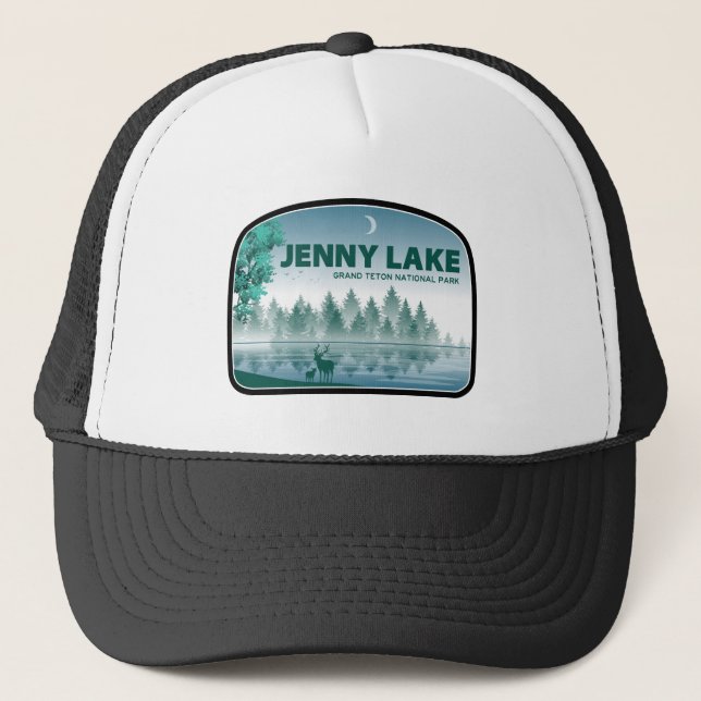 Gorra De Camionero Parque nacional Jenny Lake Grand Teton (Anverso)