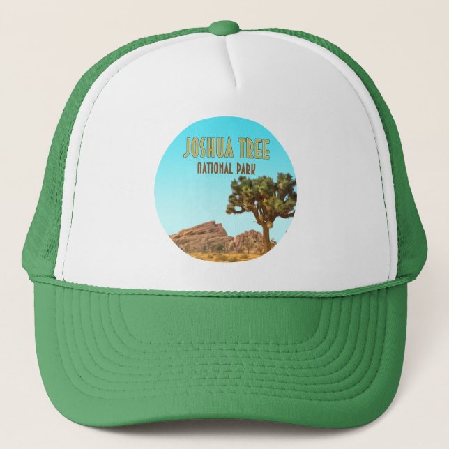 Gorra De Camionero Parque nacional Joshua Tree (Anverso)