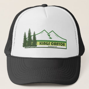 Gorra De Camionero Parque Nacional Kings Canyon Green Stripes