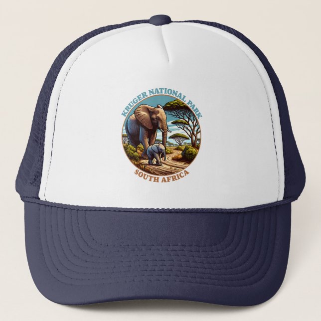 Gorra De Camionero Parque nacional Kruger Sudáfrica (Anverso)