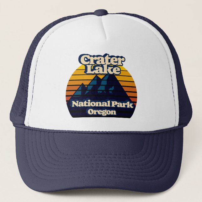 Gorra De Camionero Parque nacional Lago Crater (Anverso)