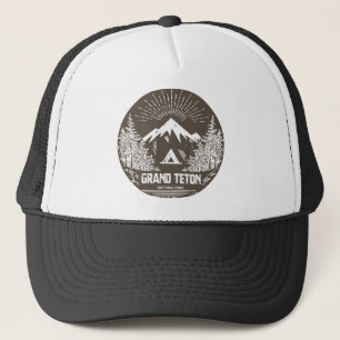 Gorra De Camionero Parque nacional magnífico de Teton