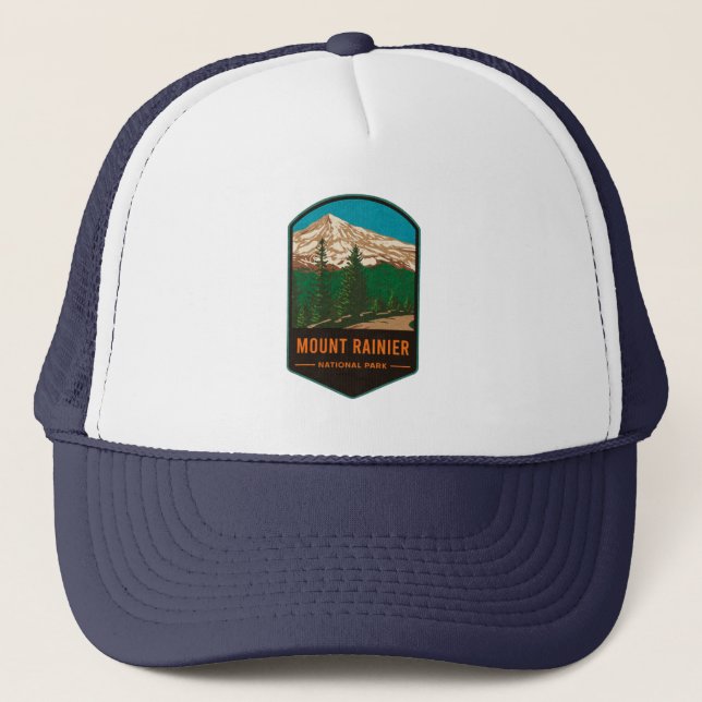 Gorra De Camionero Parque nacional Monte Rainier (Anverso)
