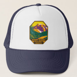 Gorra De Camionero Parque nacional Monte Rainier Retro de Washington