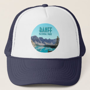 Gorra De Camionero Parque nacional Moraine Lake Banff Canada Vintage