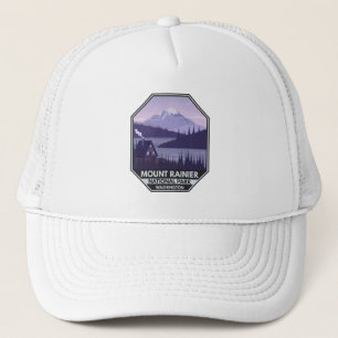 Gorra De Camionero Parque nacional Mount Rainier Washington Cabin Ret
