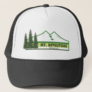 Gorra De Camionero Parque Nacional Mount Revelstoke Franjas Verdes