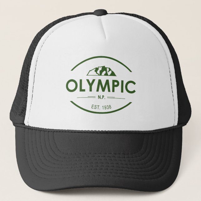Gorra De Camionero Parque nacional olímpico (Anverso)