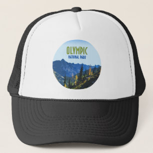 Gorra De Camionero Parque nacional olímpico de Washington