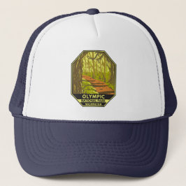 Gorra De Camionero Parque nacional olímpico Hoh Rainforest Washington