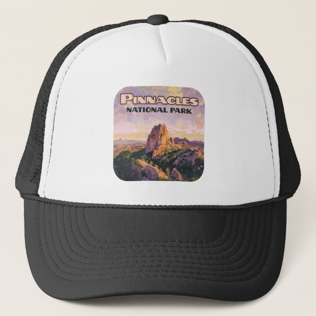 Gorra De Camionero Parque nacional Pinnacles Buttes California (Anverso)