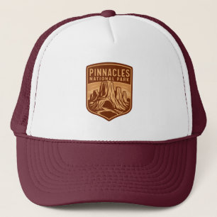 Gorra De Camionero Parque nacional Pinnacles Emblem de viajes