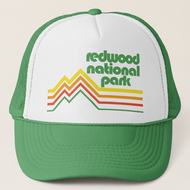 Gorra De Camionero Parque nacional Redwood (Anverso)