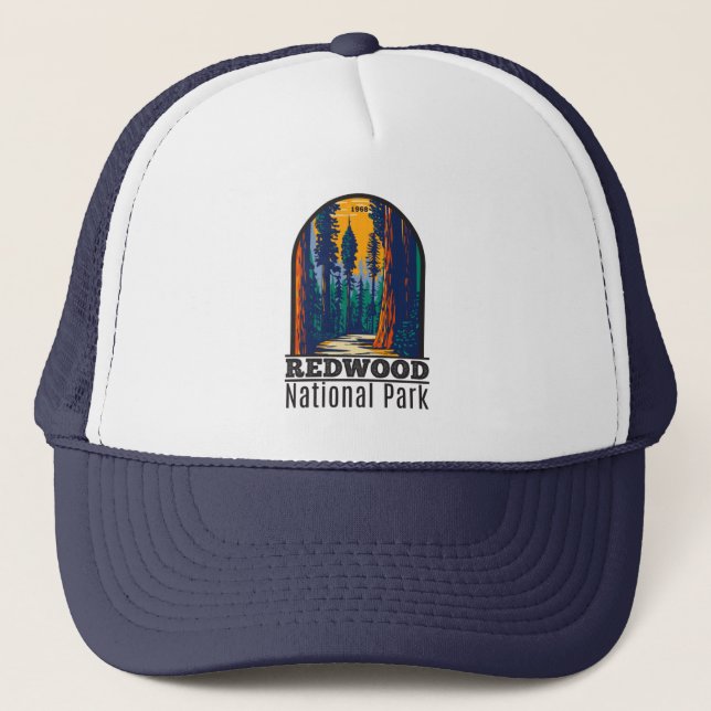 Gorra De Camionero Parque nacional Redwood  (Anverso)