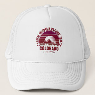 Gorra De Camionero Parque nacional Rocky Mountain Colorado Retro