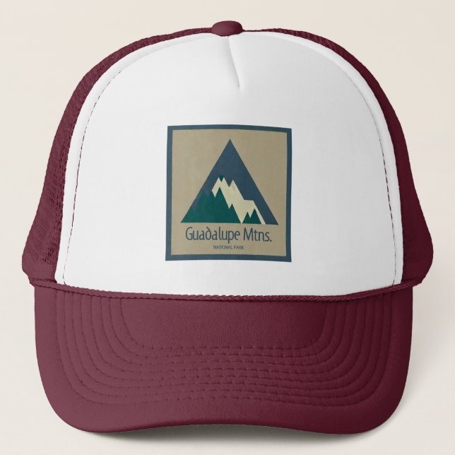 Gorra De Camionero Parque nacional Rústico de las Montañas Guadalupe (Anverso)