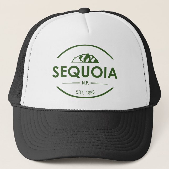 Gorra De Camionero Parque nacional Sequoia (Anverso)