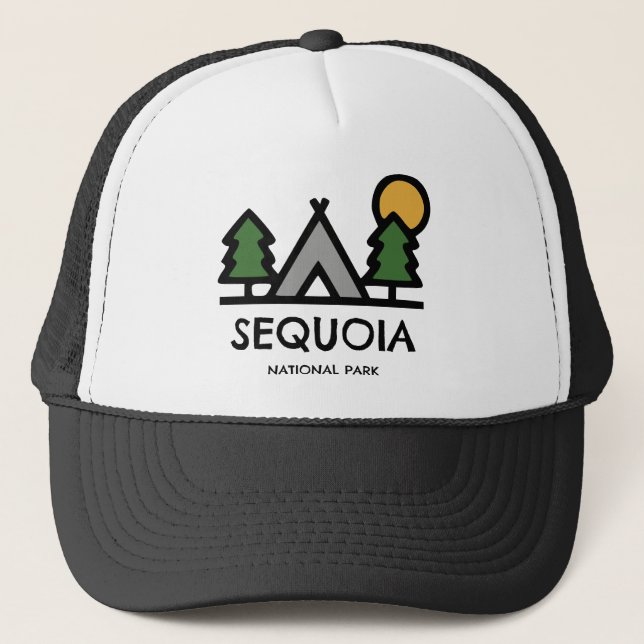 Gorra De Camionero Parque nacional Sequoia (Anverso)