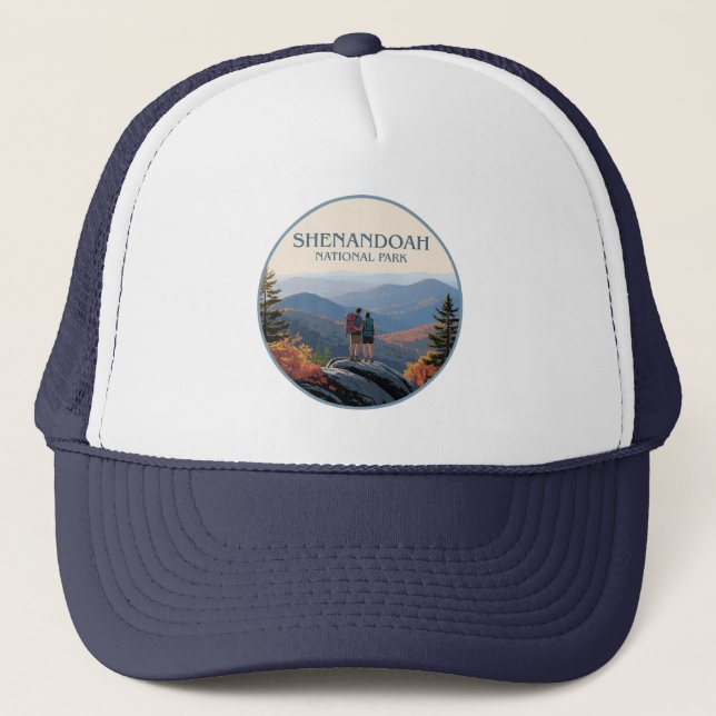 Gorra De Camionero Parque nacional Shenandoah Virginia (Anverso)
